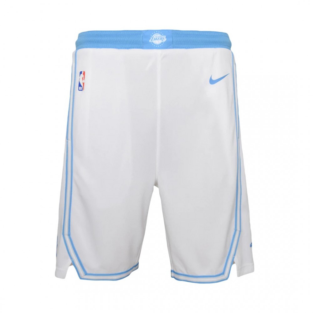 Men's Los Angeles Lakers White 2020/21 Swingman NBA Shorts - City Edition-Pro Kit Vault | Brand New 26/27 Sports Jerseys